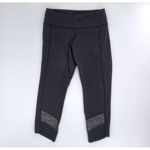 Lululemon Womens If You're Lucky Crop Full-On Luxtreme Black Leggings Sz 6